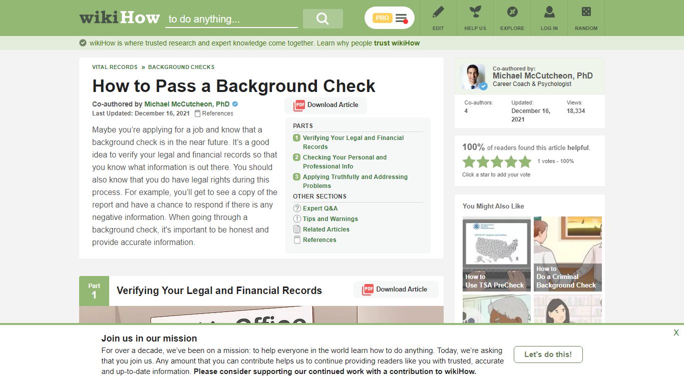 How to Pass a Background Check: 12 Steps (with Pictures ... - wikiHow